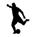 Superstar - Glittertattoo stencil Voetbalspeler