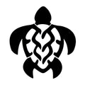 Superstar - Glittertattoo stencil Schildpad