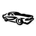 Superstar - Glittertattoo stencil Racecar