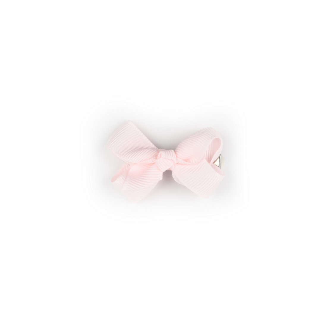 Busy Lizzie - Haar clip - strik mini - powder pink