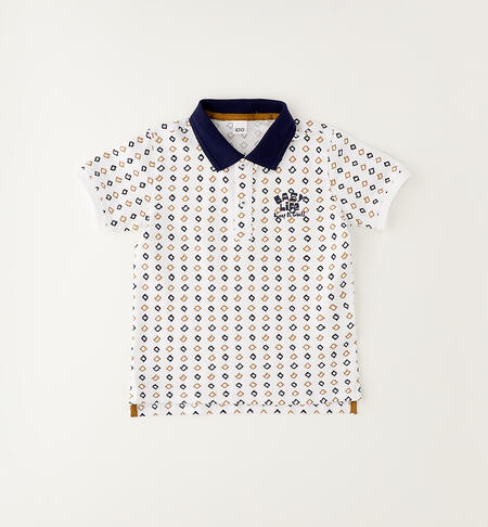 iDO - Polo white/blue